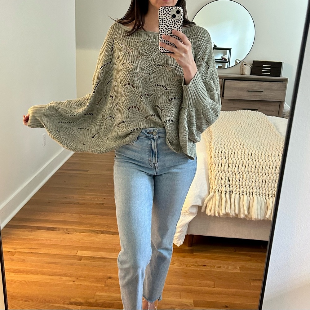 Sage green sweater